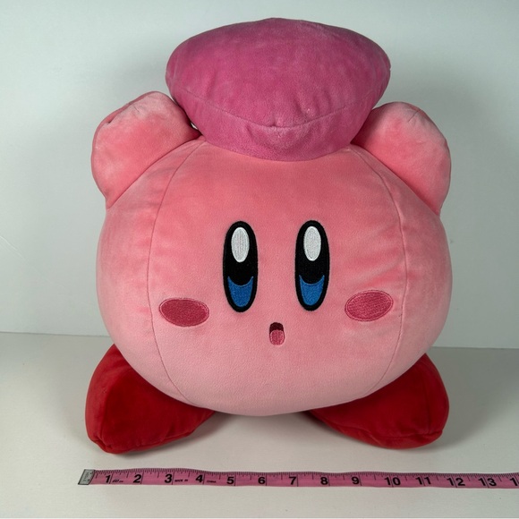 Club Mocchi Mocchi Kirby & Friend Heart TOMY 15" Large And Chef Kawasaki Lot - Picture 4 of 9